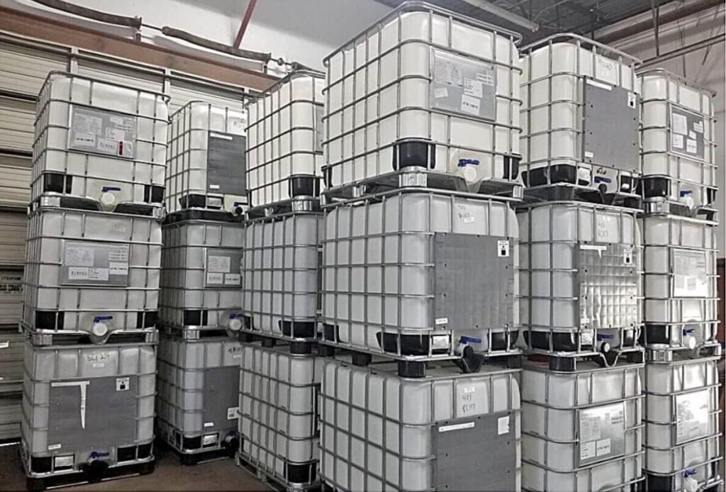 Representative stacked totes from Bulk’s existing photo library
