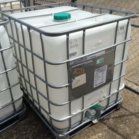 275-gallon used food-grade IBC tote from the Bulk photo library